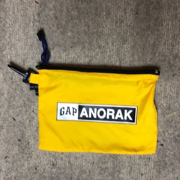 Vintage 1990’s Gap Anorak Zip Bag - Picture 1 of 10